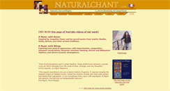 Desktop Screenshot of naturalchant.com